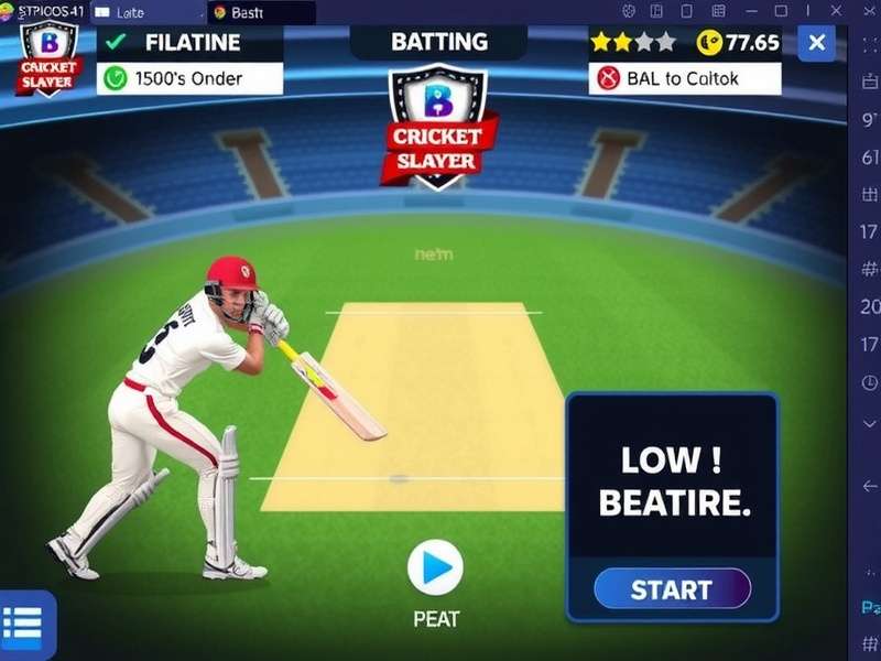 Cricket Slayer Elite Batting Interface